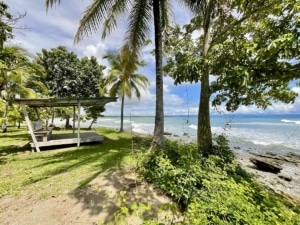 Financing Property in Costa Rica and a beach panorama from Osa Peninsula coastal land