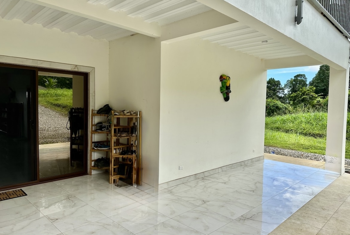 Furnished dining room in modern Costa Rica duplex