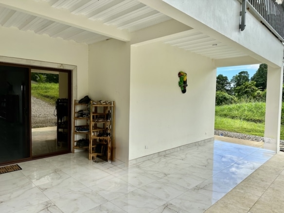 Furnished dining room in modern Costa Rica duplex