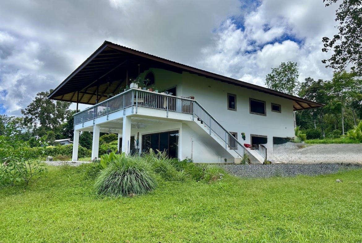 Modern duplex property surrounded by rainforest in the Osa Peninsula Costa Rica
