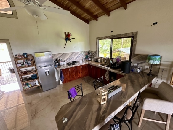 Modern kitchen in Osa Peninsula duplex home